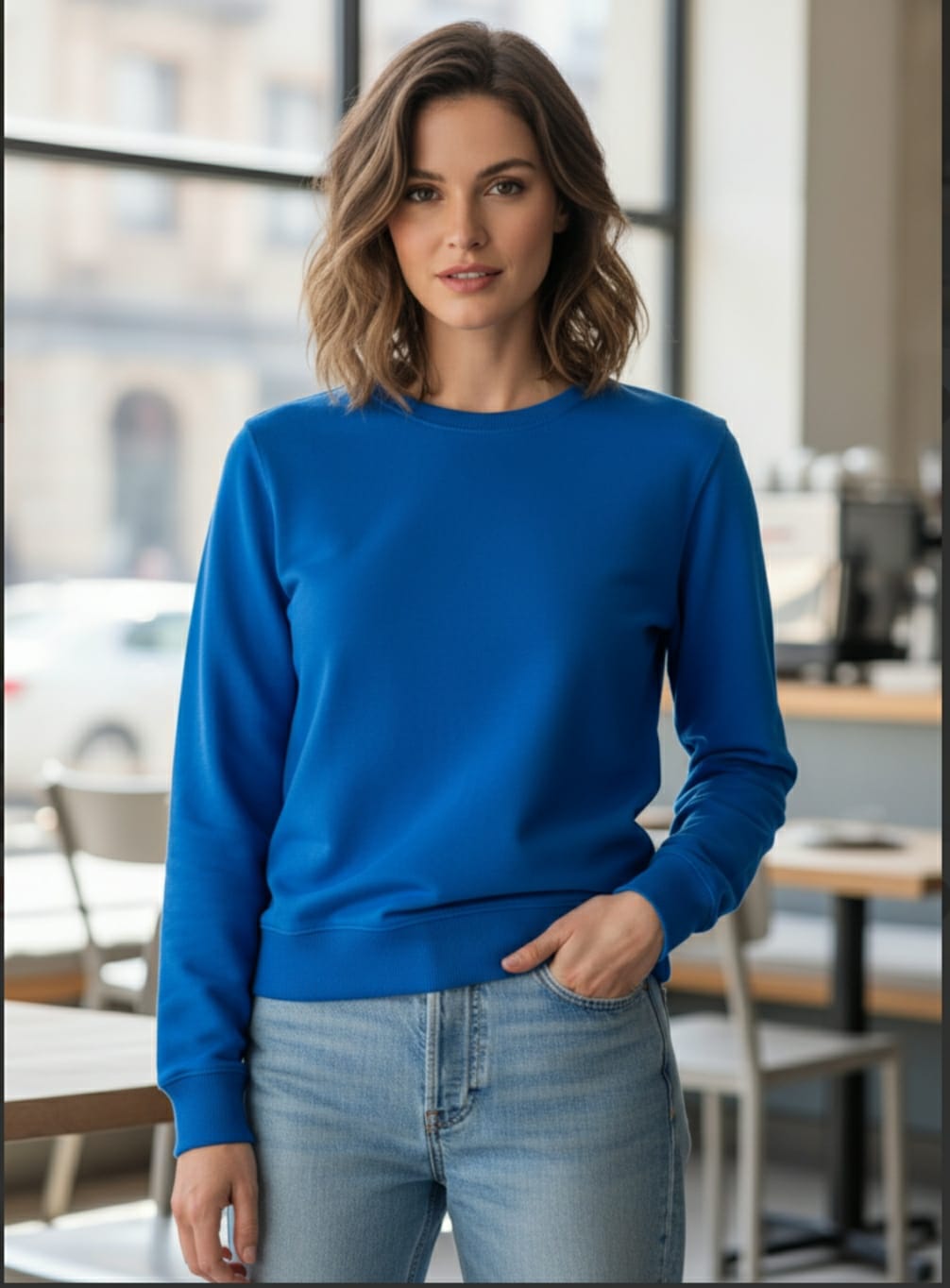 ROYAL BLUE SWEATSHIRT - Image 4