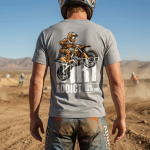 BIKERS ROUND NECK T SHIRT