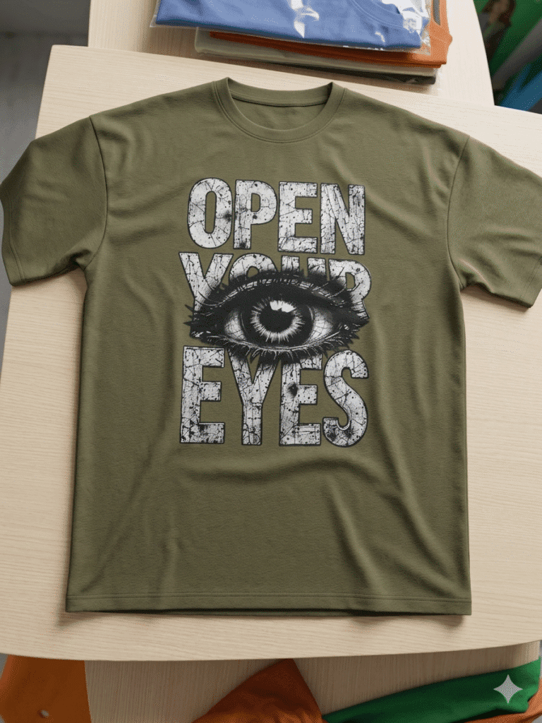 down shoulder t-shirt for men